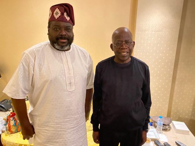 Tinubu with Ade Omole