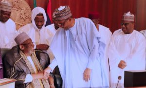 Buhari welcomes Tijjaniyya leader, Sheikh Ibrahim Nyass