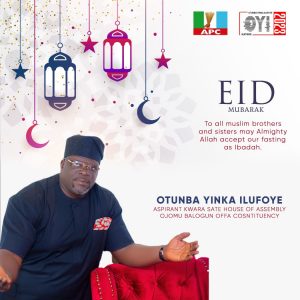 Otunba Ilufoye Felicitates With Muslim Faithful