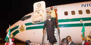 Buhari arrives in UAE, to meet new President
