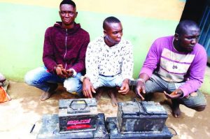 police nab three suspected robbery syndicate in Ogun