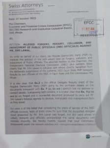Ogun: PDP drags Jimi Lawal, INEC to EFCC for allegedly forging delegates list