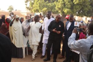 Peter Obi visits IDP camp in Abuja on New Year’s Day [Photos]