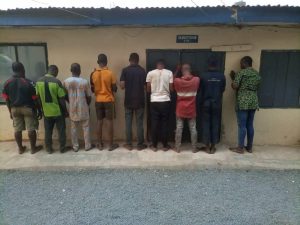 Police arrest nine suspects for vandalising electricity installations in Anambra
