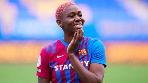Spanish Iberdola: Red-Hot Oshoala fires brace in Barcelona Ladies’ win at Sporting Huelva