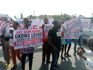 Delta group protests alleged Gov Okowa’s N120bn loan