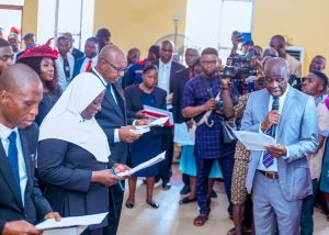 Governor Adeleke swears-in four judges, promises judicial reform