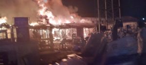 Millions of goods lost as fire razes market in Port-Harcourt