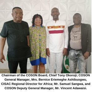 CISAC DIRECTOR AT COSON AS BOTH ORGANIZATION SEEK IMPROVED INCOME FOR RIGHT OWNERS IN THE MUSIC INDUSTRY