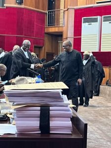 Peter Obi arrives Presidential Election Tribunal in Abuja [PHOTOS]