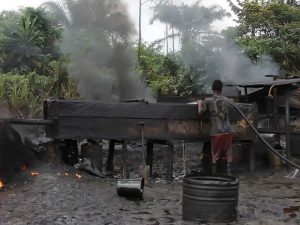 Security Operatives clamp down on oil thieves in Delta amid production decline
