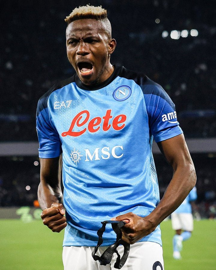 Serie A: Osimhen reacts after leading Napoli to first Scudetto in 33 years
