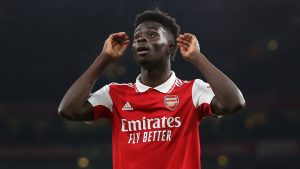 Arsenal’s Bukayo Saka sends message to Lagos Governor, Sanwo-Olu