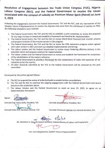 BREAKING: Fuel subsidy: NLC, TUC suspend planned nationwide strike
