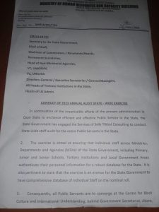 Staff audit: Osun workers threaten showdown over demand for bank statement