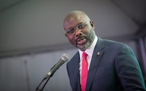 Weah promises violent free, credible, transparent Liberian elections