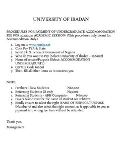Group kicks against N60,000 UI accommodation fee, calls for reversal
