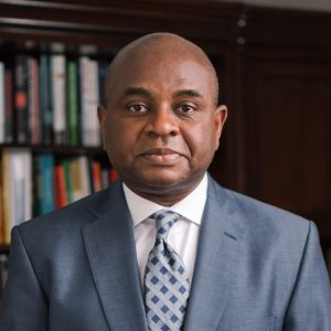 Kingsley Moghalu, wife rescued after being stuck in elevator