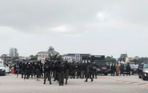 Lagos guber: Security beefed up as tribunal set to give judgment Lagos guber: Security beefed up as tribunal set to give judgment