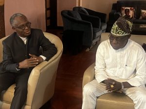 El-Rufai visits Obasanjo in Abeokuta [PHOTO]