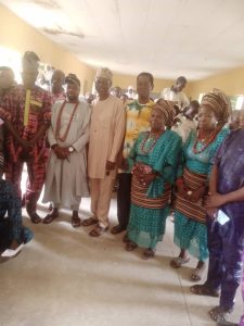 Eko-Ende Agog As HRM AbdulWaheed Babatunde (FCA) Visits Town High School