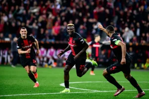 Europa League: Boniface elated to play football again after injury layoff