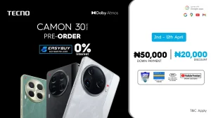 Secure your Tecno Camon 30 device with EasyBuy’s exclusive pre-order offer