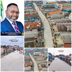 Oshodi-Isolo Council chairman, Oloyede delivers Ayinde street on record time