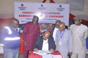 Dangote Cement, Benue Communities Seal Landmark Development Pact