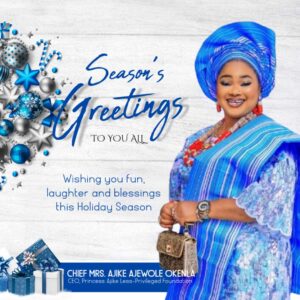 Celebrating Kindness: Princess Ajike Less Privileged Foundation Spreads Holiday Cheer