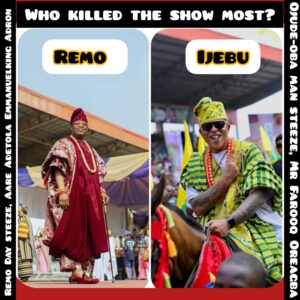 AARE ADETOLA EMMANUELKING SHINES BRIGHT AS THE REMO DAY “MAN OF STEEZE”