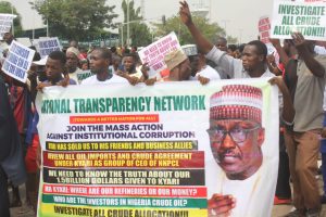 5,000 anti-corruption crusaders storm AGF/Minister of Justice’s Office To Demand Prosecution Of Mele Kyari