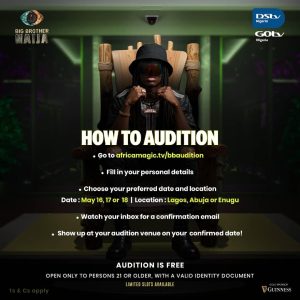 Big Brother Naija Returns for Landmark 10th Season with Physical Auditions Across Nigeria