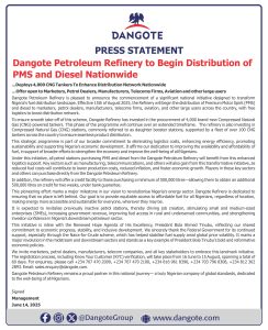 Dangote deploys  4,000 CNG tankers to enhance distribution network nationwide for PMS and diesel