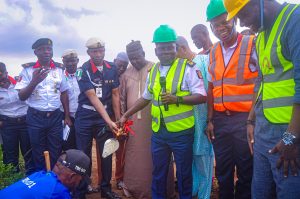 LAGOS NSCDC PERFORMS GROUND BREAKING FOR 300 HOUSING UNITS