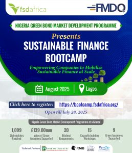 The Nigeria Green Bond Market Development Programme Launches Sustainable Finance Bootcamp to Empower Nigerian Businesses for Green Growth
