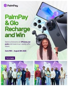 Winners emerge in Glo/Palmpay Recharge and Win Bonanza   