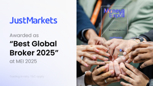 JustMarkets Wins the “Best Global Broker 2025” Award at MEI 2025