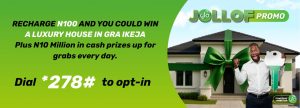 Glo wows subscribers with house, other prizes in Jollof Promo