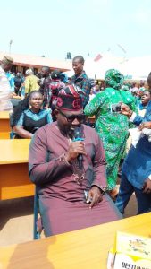 Orile Agege LCDA Chair Hon. Dodo Reinforces Rrassroots Governance With School Furniture Distribution