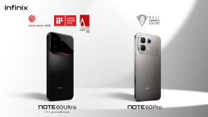 Infinix NOTE 60 SERIES Garners Red Dot and iF Awards, Redefining Premium Smartphone Design