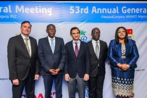 53RD AGM: FrieslandCampina WAMCO increased by 25% to ₦615.9 billion