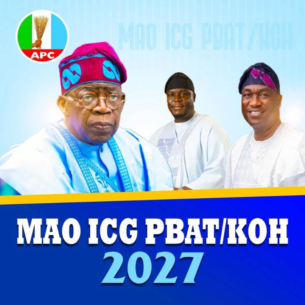 HON. MOSHOOD ALABEDE OLAWALE (MAO) DECLARES SUPPORT FOR PBAT/KOH 2027, CANVASSES RE-ELECTION OF PRESIDENT TINUBU AND DR. OBAFEMI AMZAT