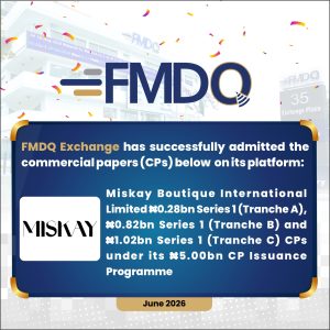 Broadening Access to Short-Term Capital: Miskay Boutique International Limited Quotes ₦2.12 Billion Commercial Paper on FMDQ Exchange