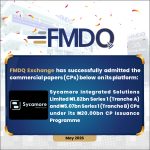Sycamore Integrated Solutions Limited Expands Access to Short-Term Capital with the Quotation of ₦6.89 Billion Commercial Papers on FMDQ Exchange