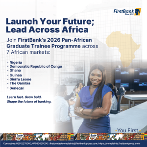 Launch Your Future with FirstBank 2026 Pan-African Graduate Trainee Programme