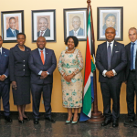 Sim Tshabalala leads Standard Bank delegation on courtesy visit to South African High Commissioner to Nigeria