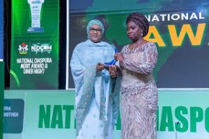 First Lady of Nigeria, Senator Oluremi Tinubu, CON, Receives Diaspora Health and Humanity Champion Award