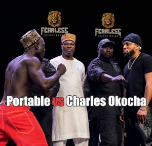 Fearless Encounter Between Portable And Charles Okocha Preparatory To ‘Chaos in the Ring’ Celebrity Fight