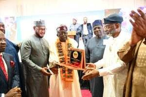 Governor Dauda Lawal Joins President Tinubu at Historic Press Corps Dinner